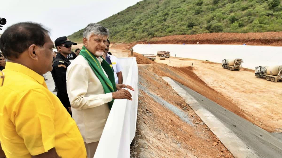 CM Chandrababu on Veligonda Project