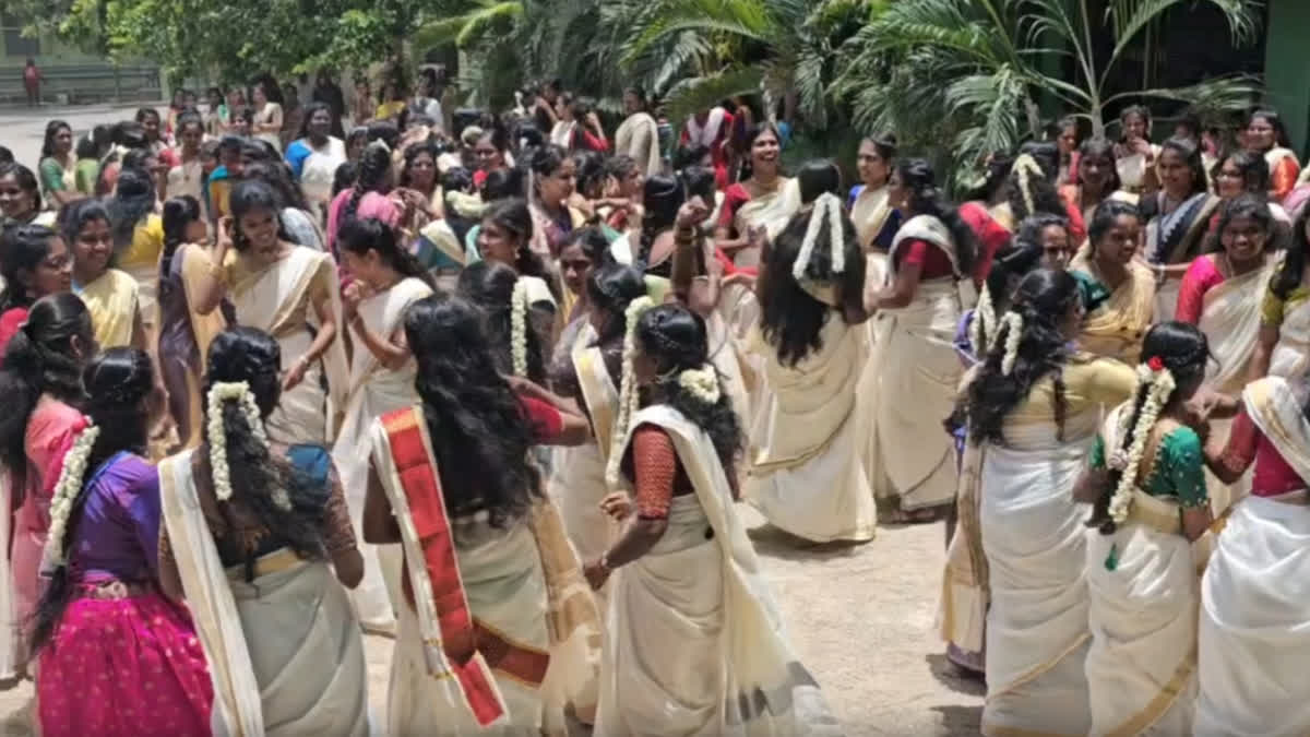 தூத்துக்குடி மகளிர் கல்லூரியில் ஓணம் பண்டிகை கொண்டாட்டம்