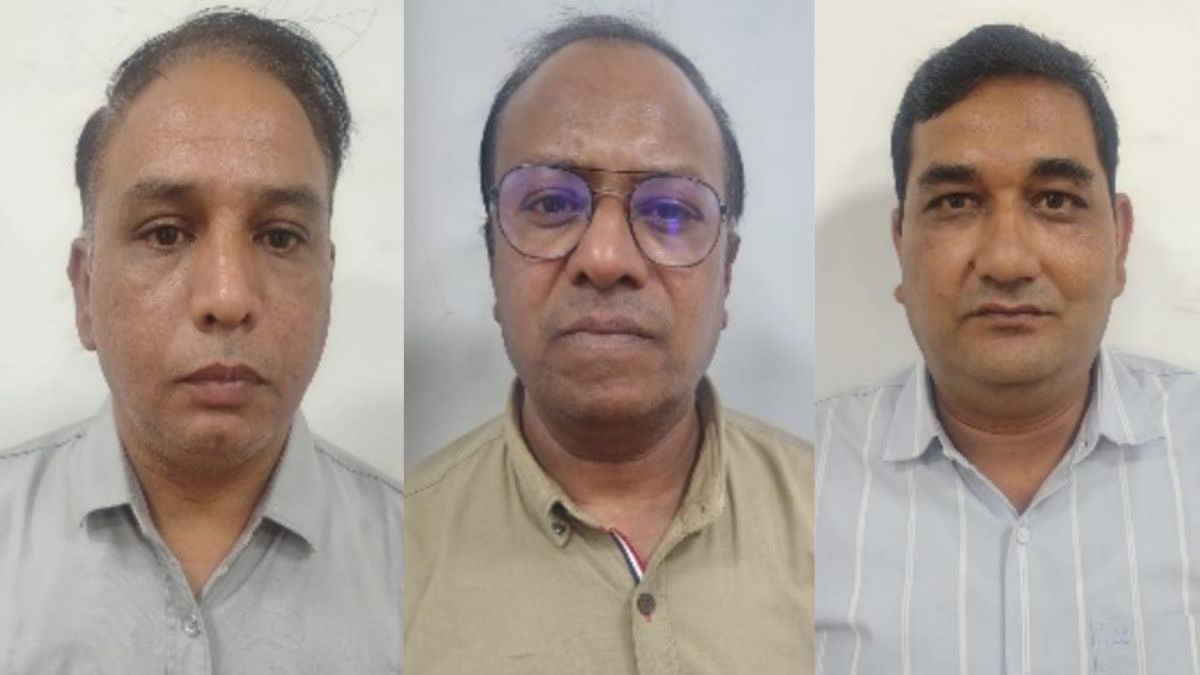 एसओजी की गिरफ्त में आरोपी.
