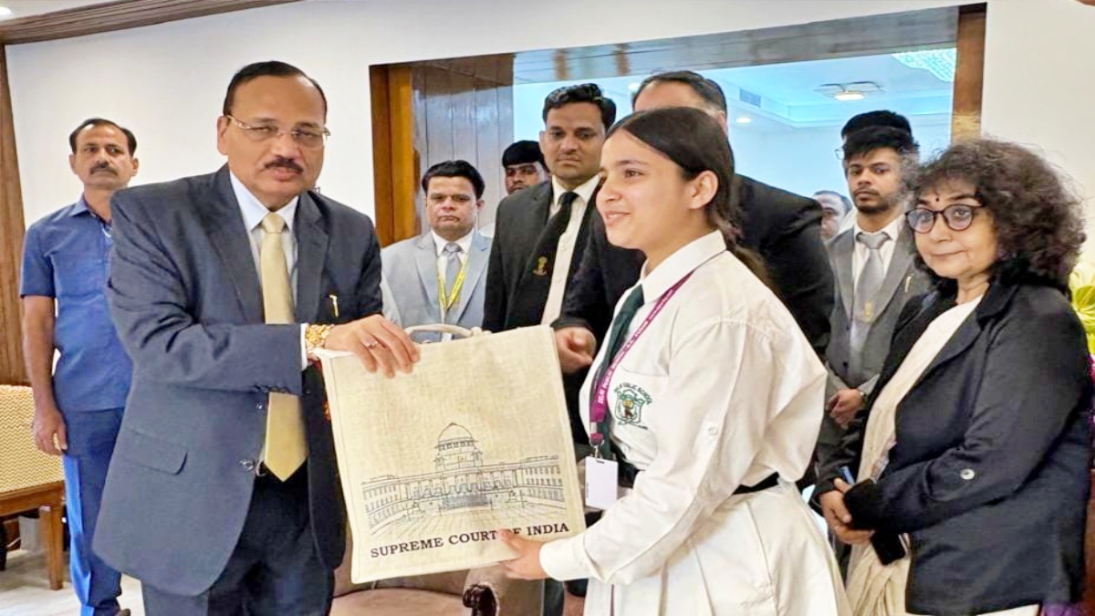 Rakhi tied to CJI Surya Kant