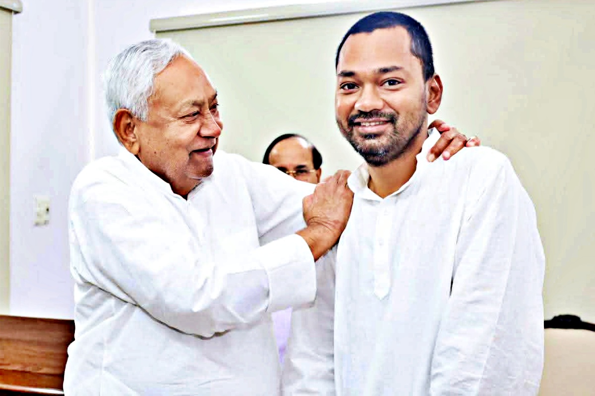 Nishant met Nitish Kumar