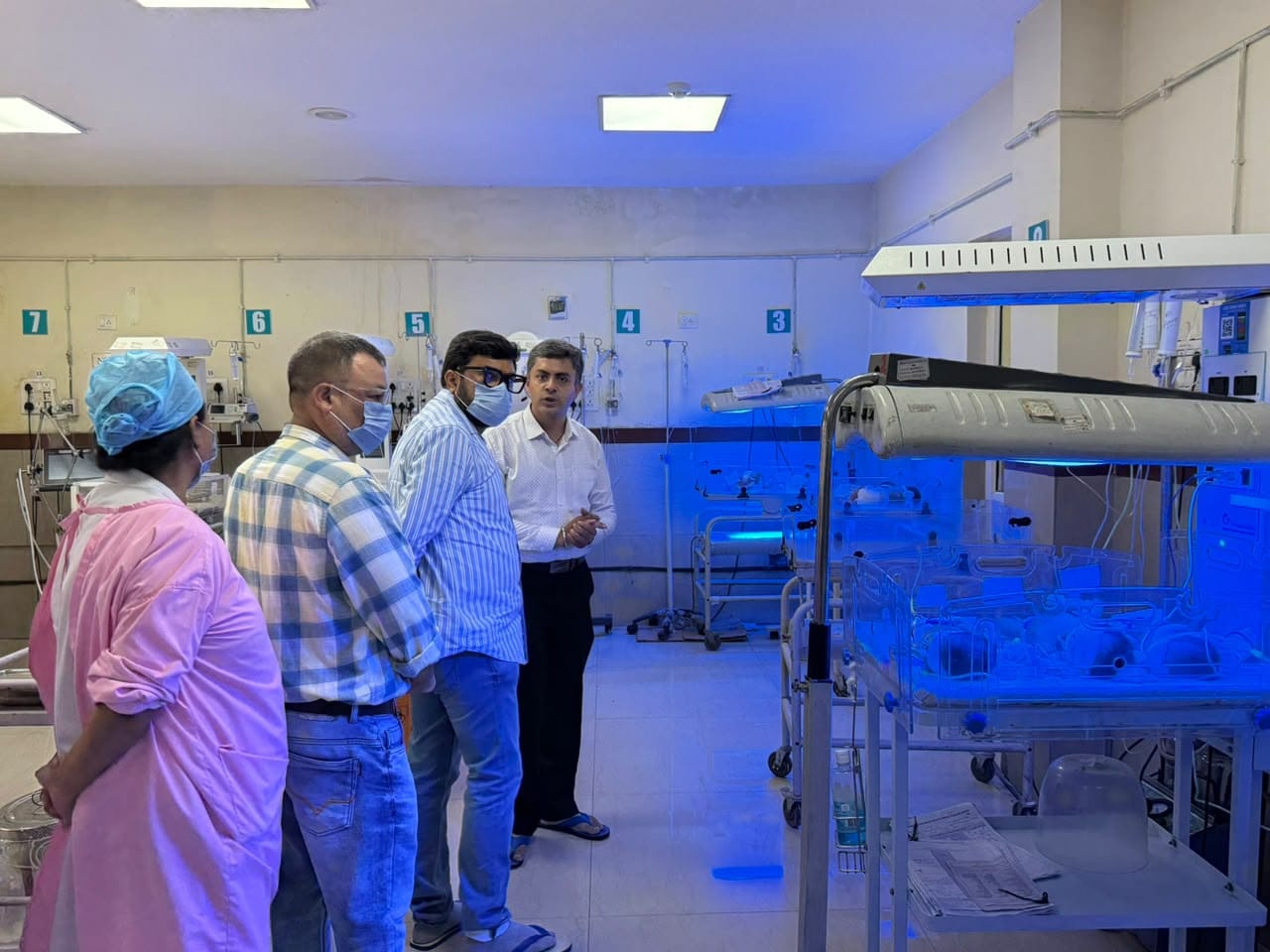 Chhindwara SNCU 3 newborns a machine