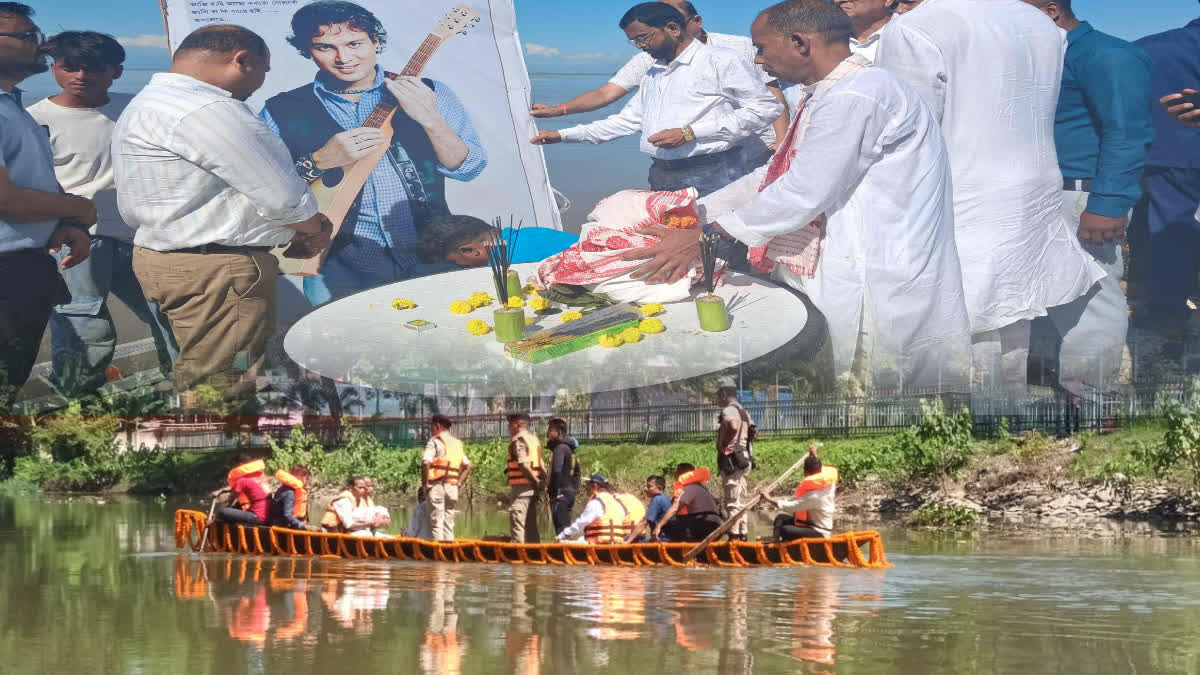 Nagaon Zubeens ashes Immersion