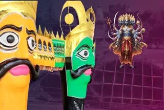 Ravana effigy built by Muslim artists in Ludhiana, Punjab