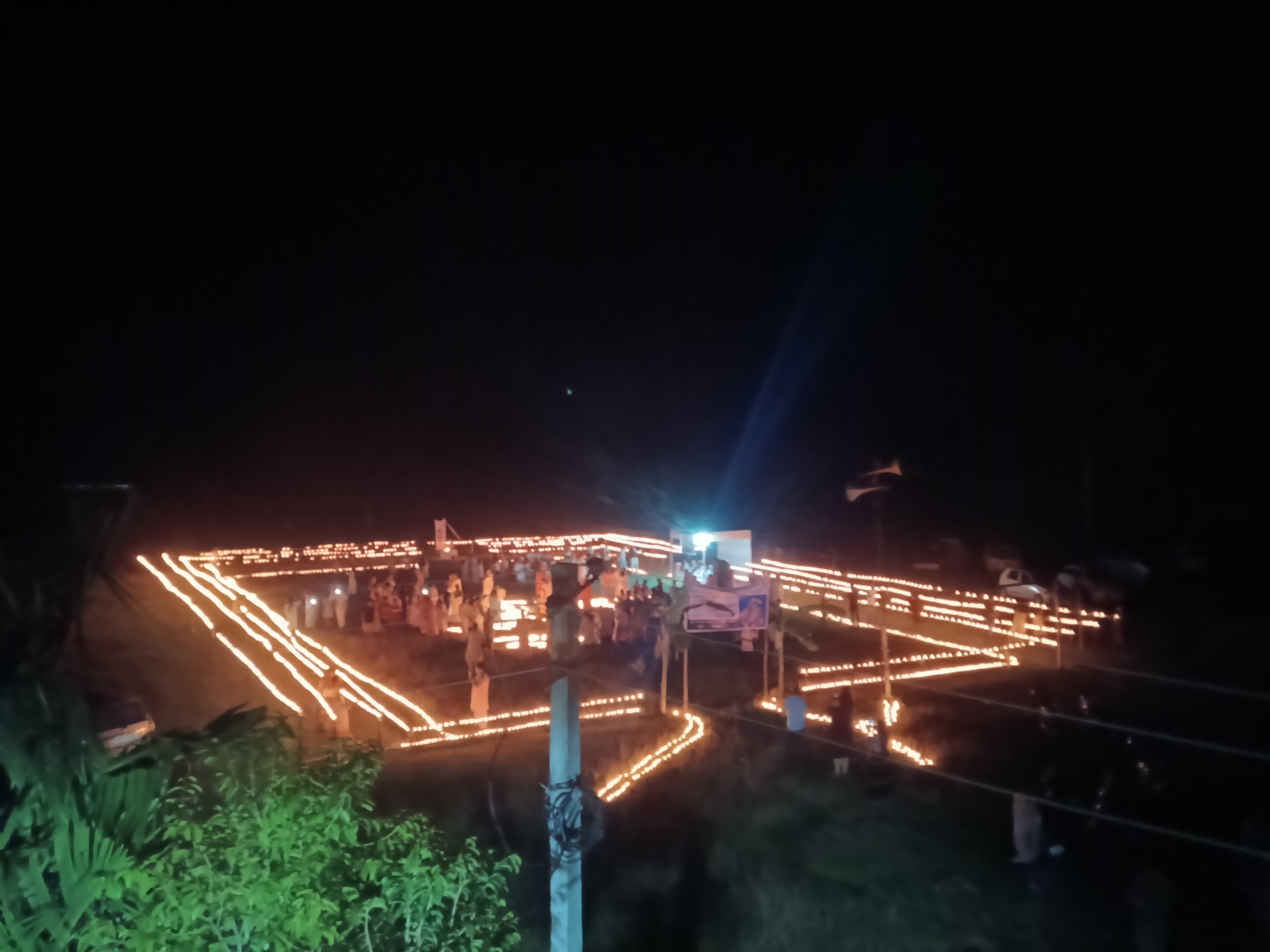 assam's love for zubeen garg 10,000 lanterns lit together all religious prayer meeting in jorhat