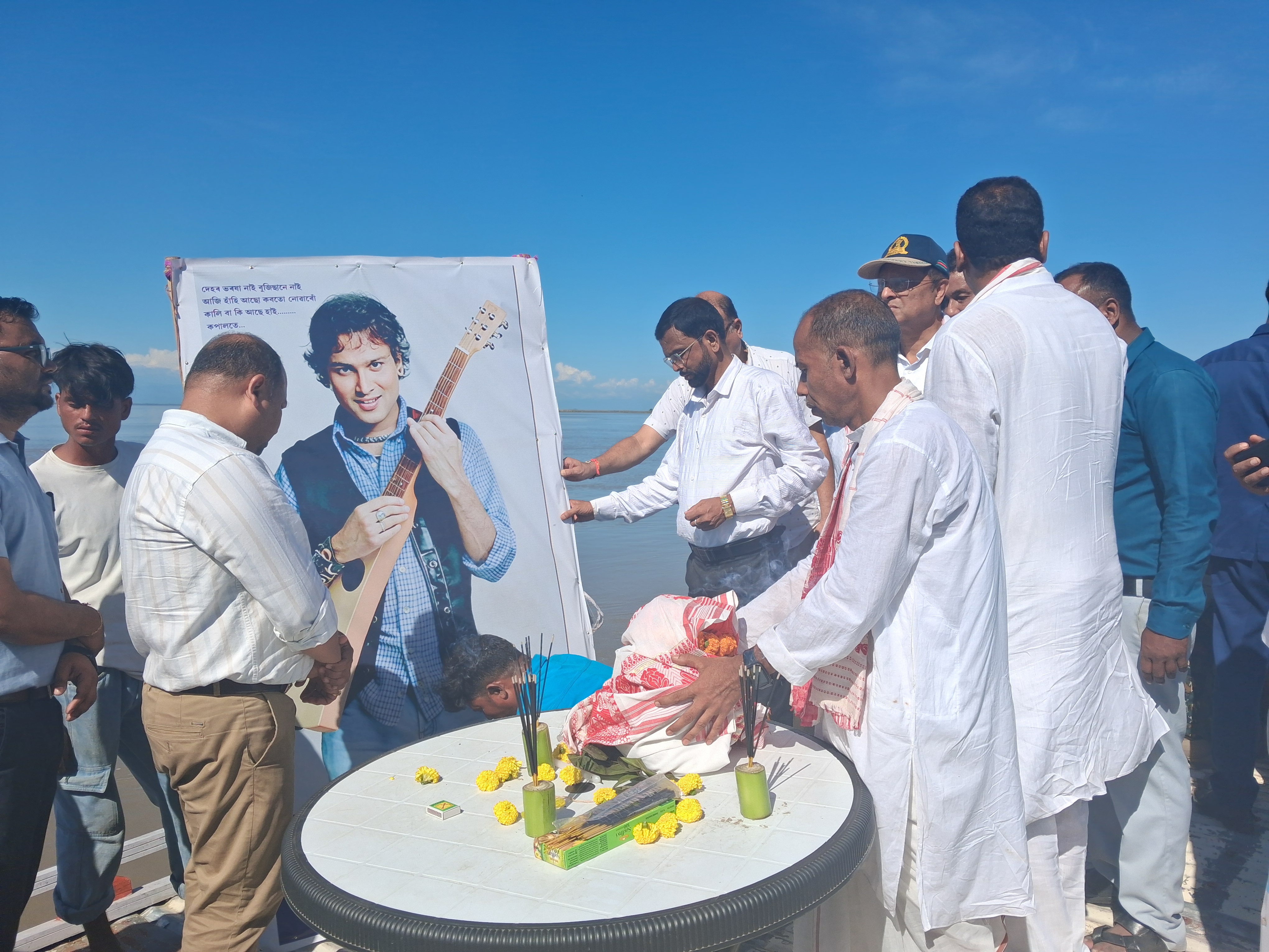 Nagaon Zubeens ashes Immersion