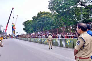 CP Sajjanar Inspected Ganesh Immersions in Hyd