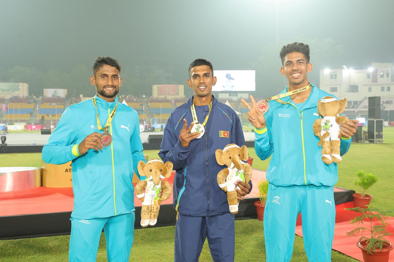 India won five gold medals on first day of South Asian Senior Athletics Championships in Ranchi