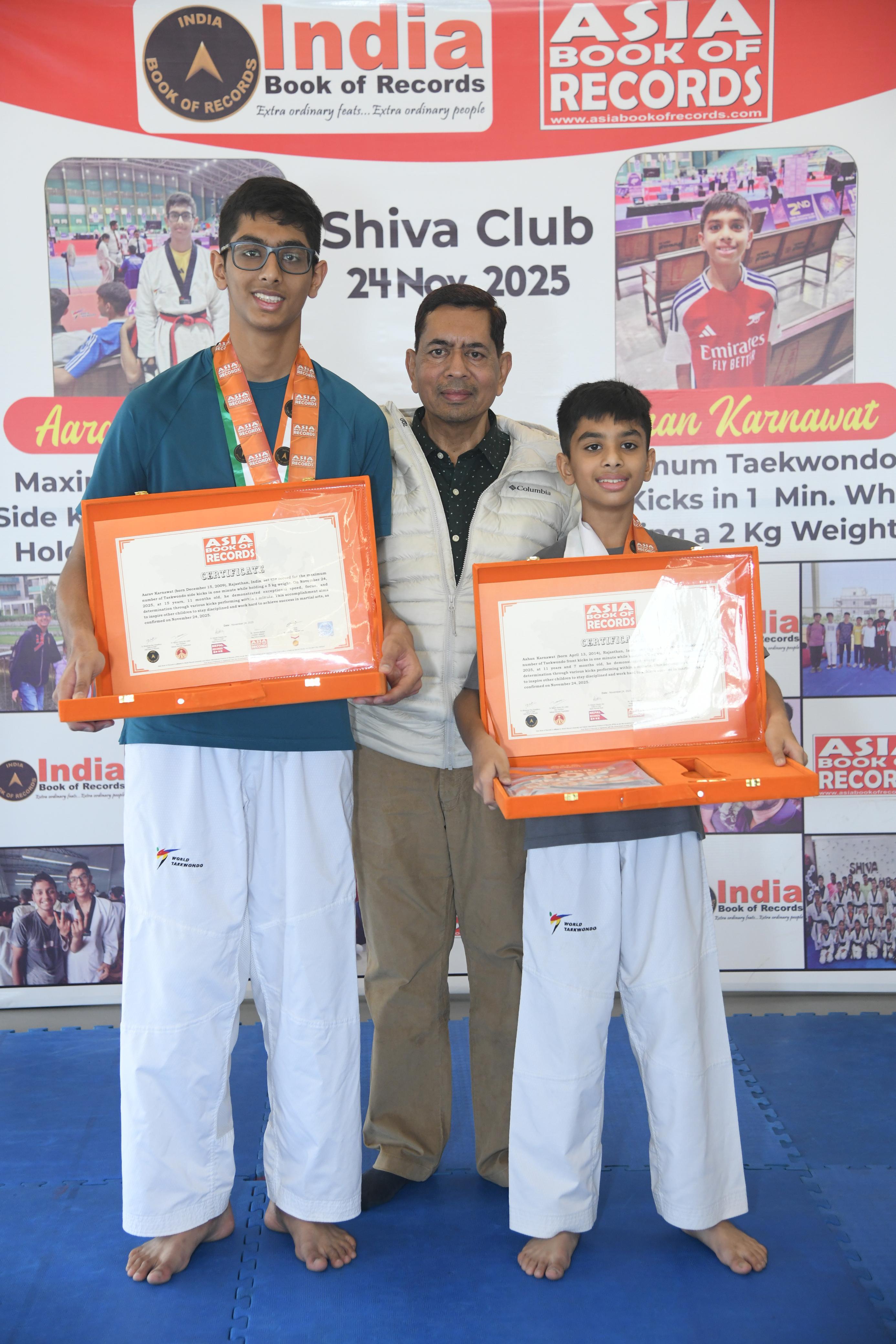 Jaipur Brothers Kick Their Way Into Record Books With Taekwondo Feats
