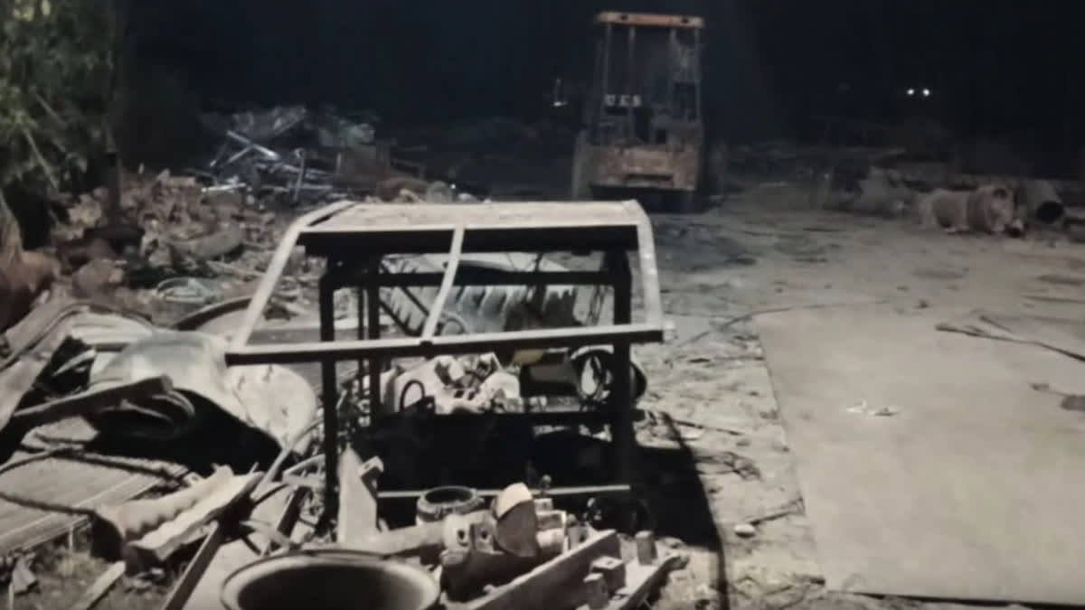 यमुनानगर में कबाड़ी की दुकान पर ब्लास्ट