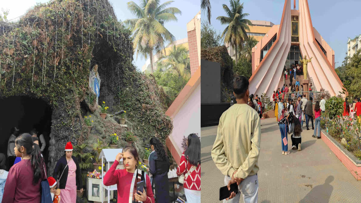 গীৰ্জাসমূহত ভক্ত-দৰ্শনাৰ্থীৰ ভিৰ