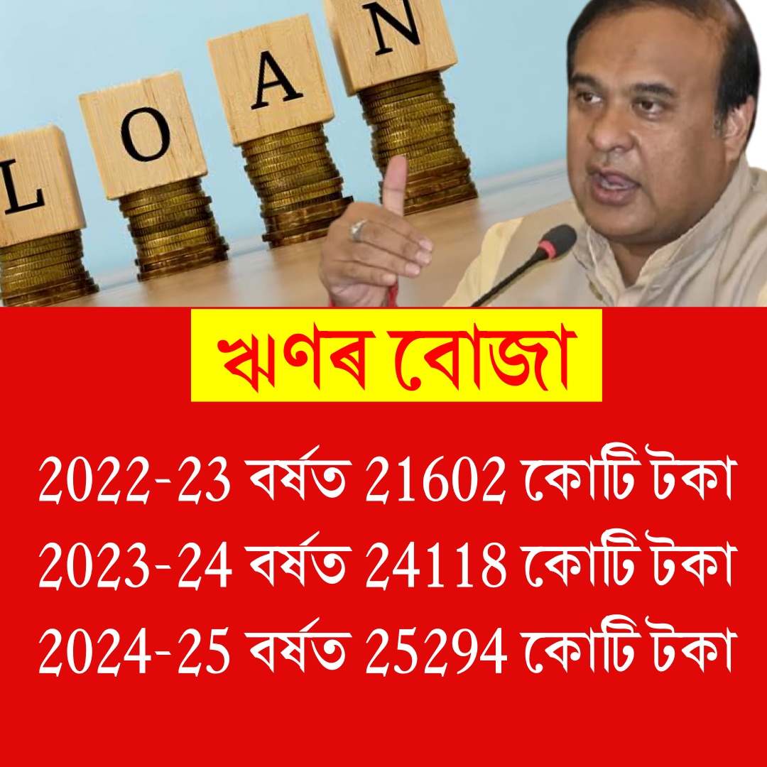 Assam's outstanding debt has rapidly increased to approximately Rs 1.54 lakh crore