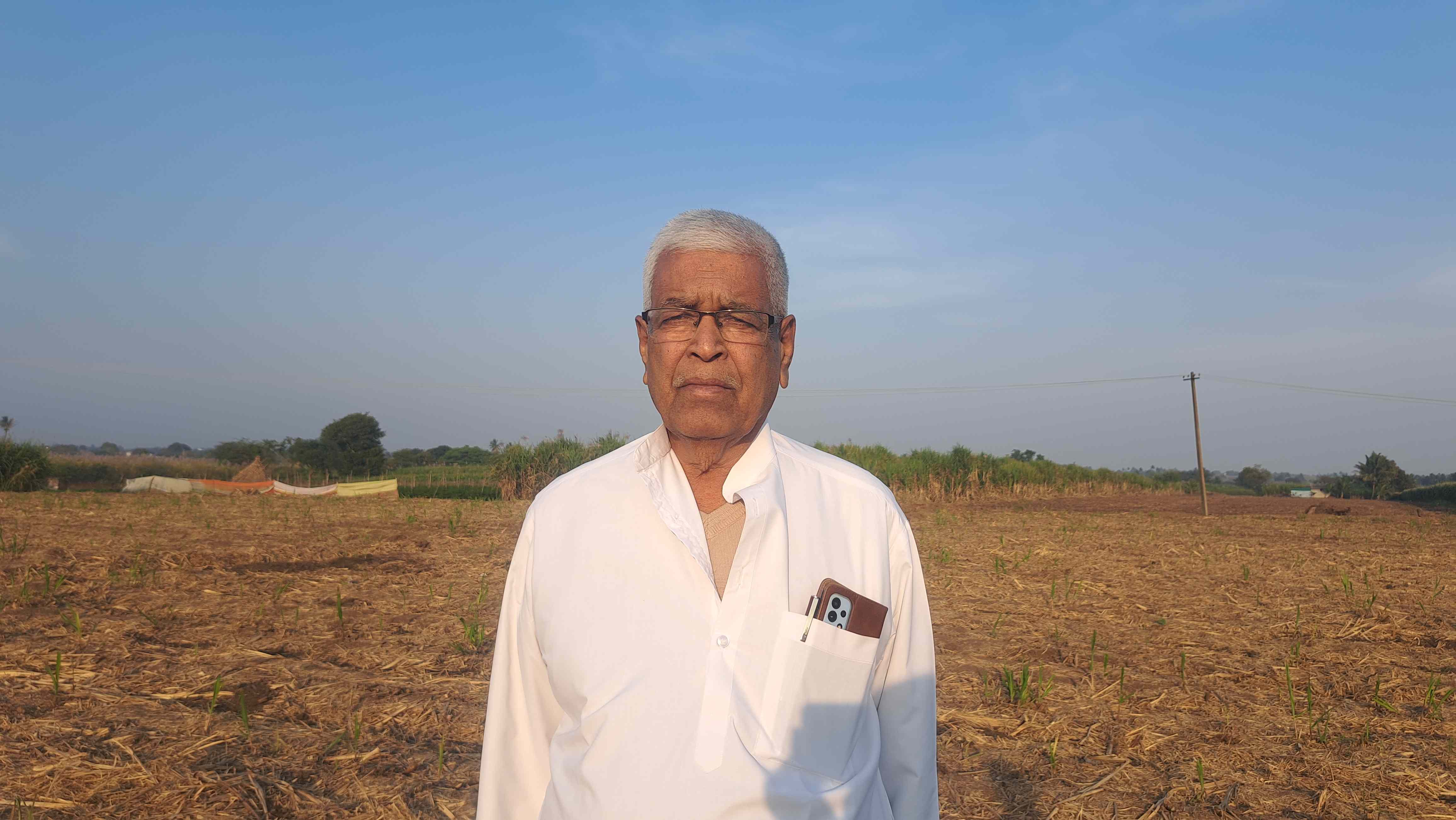 At 72, Belagavi Farmer Earns Rs 11 Lakh Profit By Harvesting 391 Tonnes Of Sugarcane From Three Acres Of Farmland