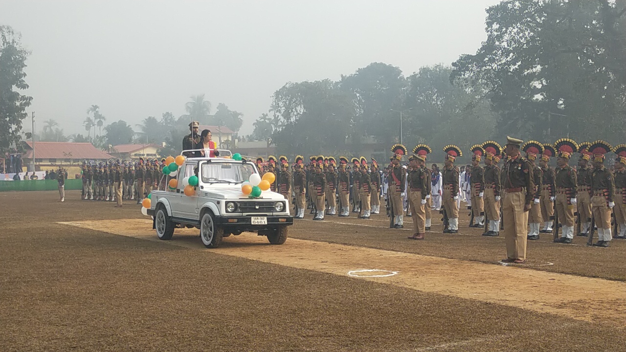 75 th republic day observed in various parts of assam