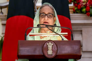 FILE- Bangladesh's deposed Prime Minister Sheikh Hasina