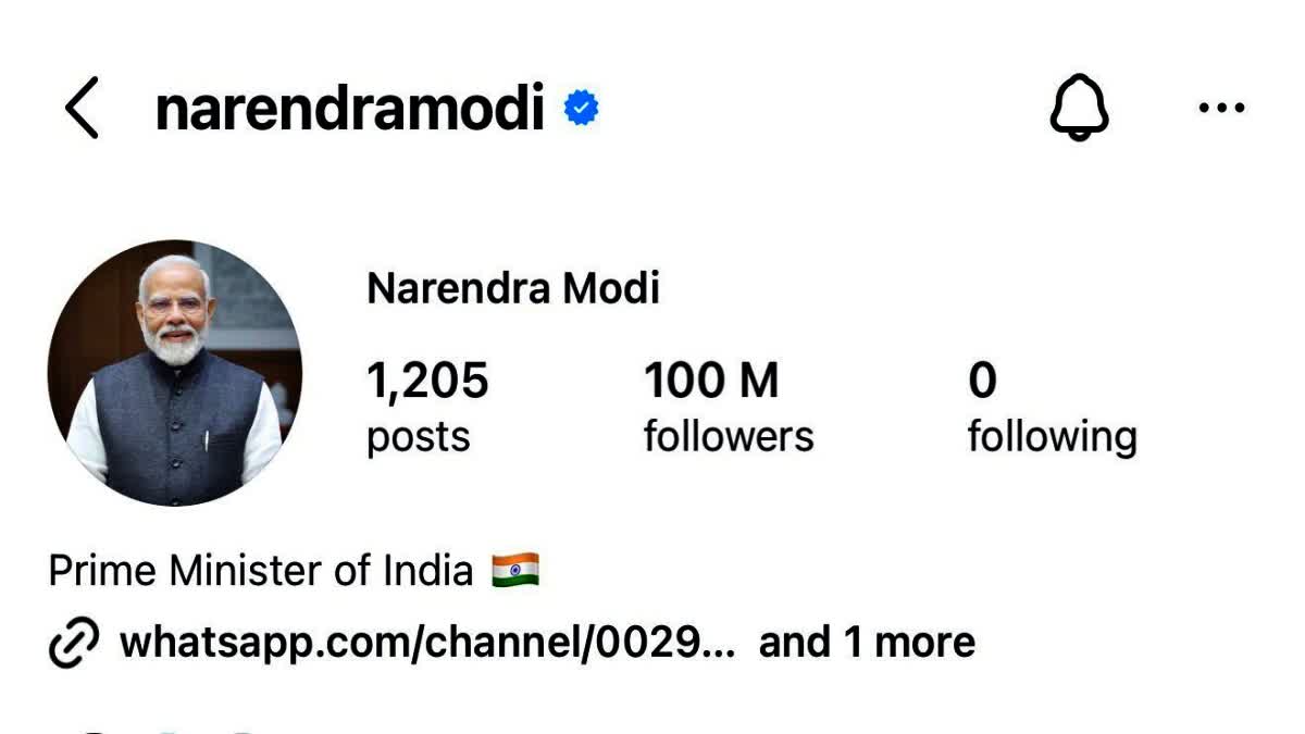 PM INSTAGRAM FOLLOWERS  PM NARENDRA MODI  NARENDRA MODI SOCIAL MEDIA FOLLOWS  INSTAGRAM