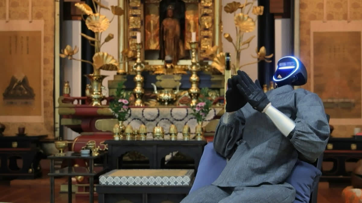 The new machine brings AI and robotics together, offering spiritual advice while also performing human-like physical motions.