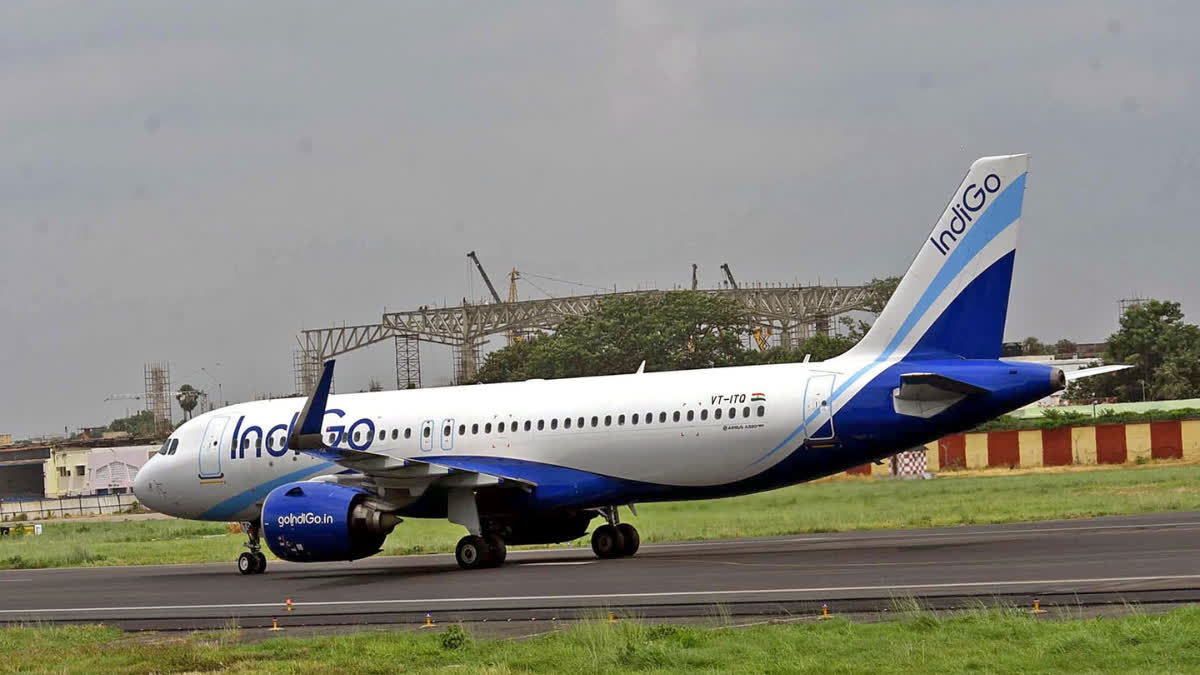 ઈન્ડિગો વિમાનની તસવીર