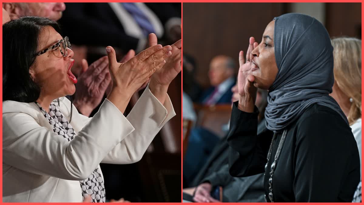 ارکان پارلیمنٹ الہان ​​عمر اور راشدہ طلیب