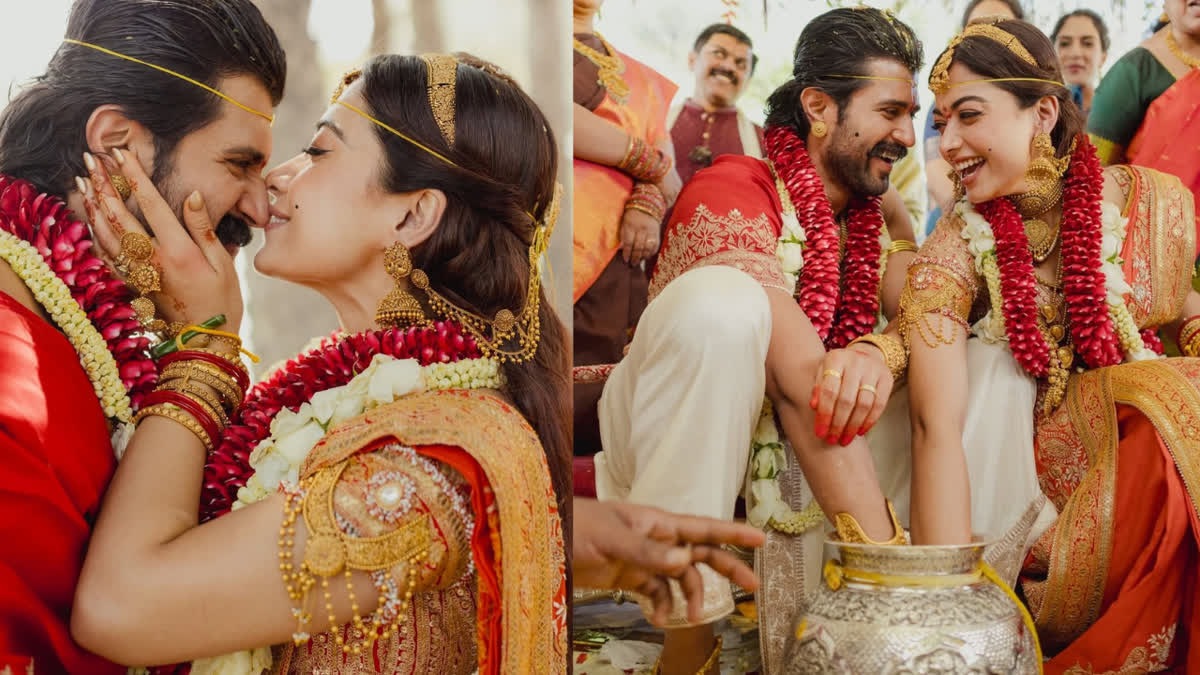 VIROSH WEDDING  VIJAY RASHMIKA WEDDING  VIJAY DEVERAKONDA  rashmika and vijay devarakonda