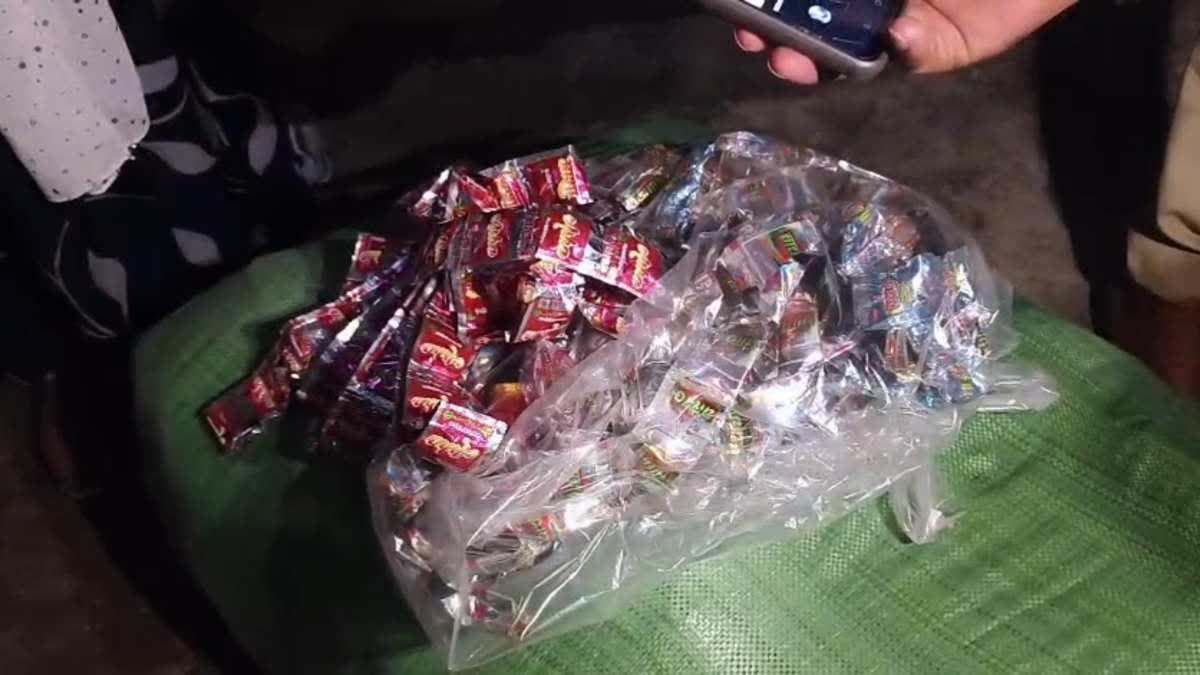 Chhatarpur police Raid on illegal Gutkha Factory