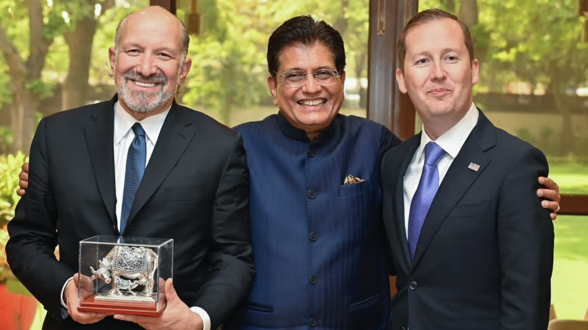 Goyal Meets US Comm Secretary Lutnick