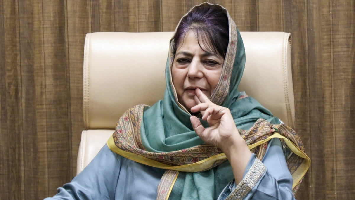 File photo of Mehbooba Mufti