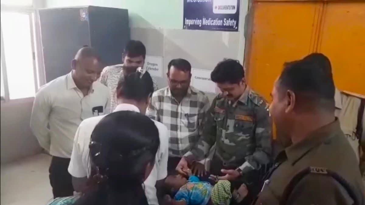 MOTHER LEFT CHILD ABANDONED