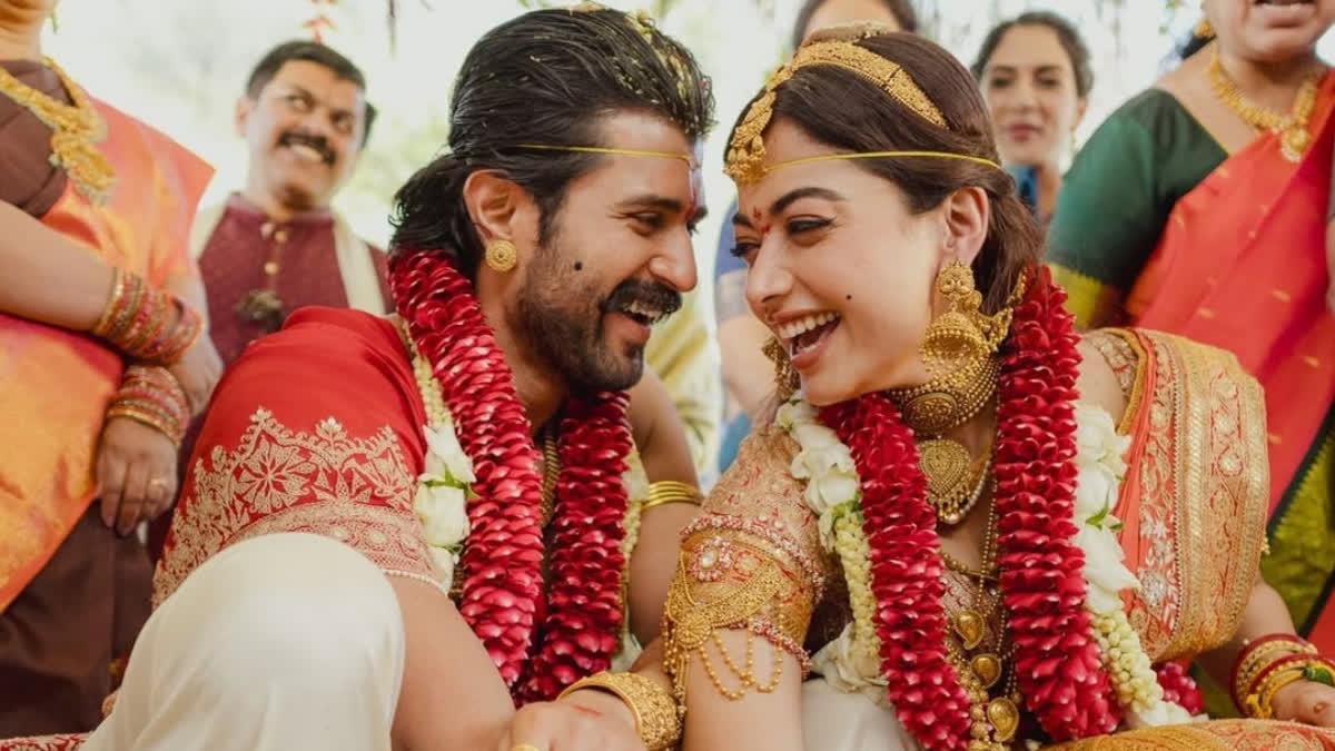 Virosh Wedding First Pics: Rashmika Mandanna Introduces Vijay Deverakonda As 'My Husband' Virosh Wedding First Pics: Rashmika Mandanna Introduces Vijay Deverakonda As 'My Husband'