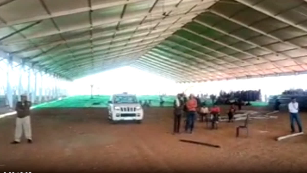 Preparations underway for PM Modi's rally