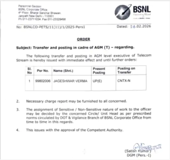 BSNL DIRECTOR VIVEK BANSAL