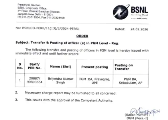 BSNL DIRECTOR VIVEK BANSAL