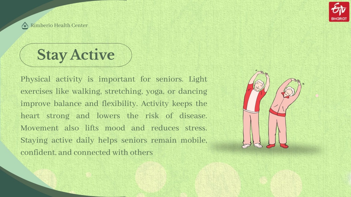 Stay active, stay healthy