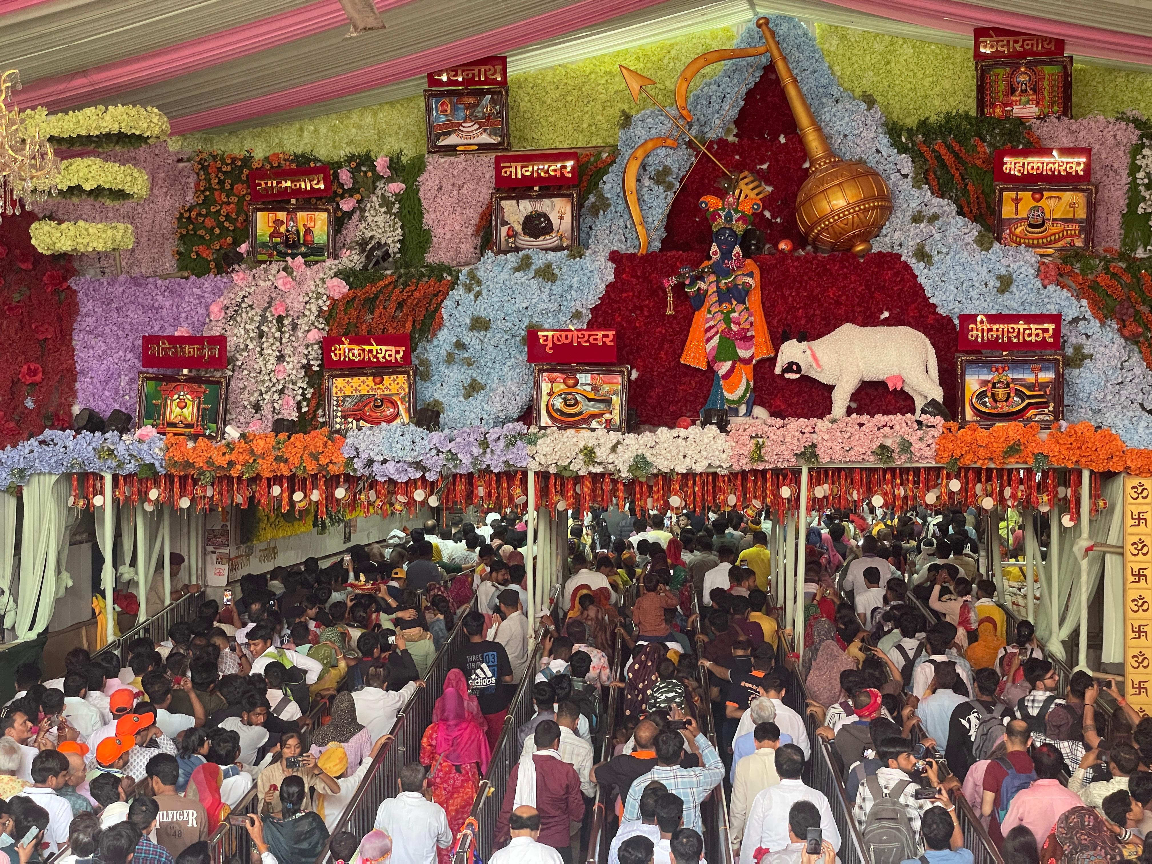 Religious sites depicted on the way