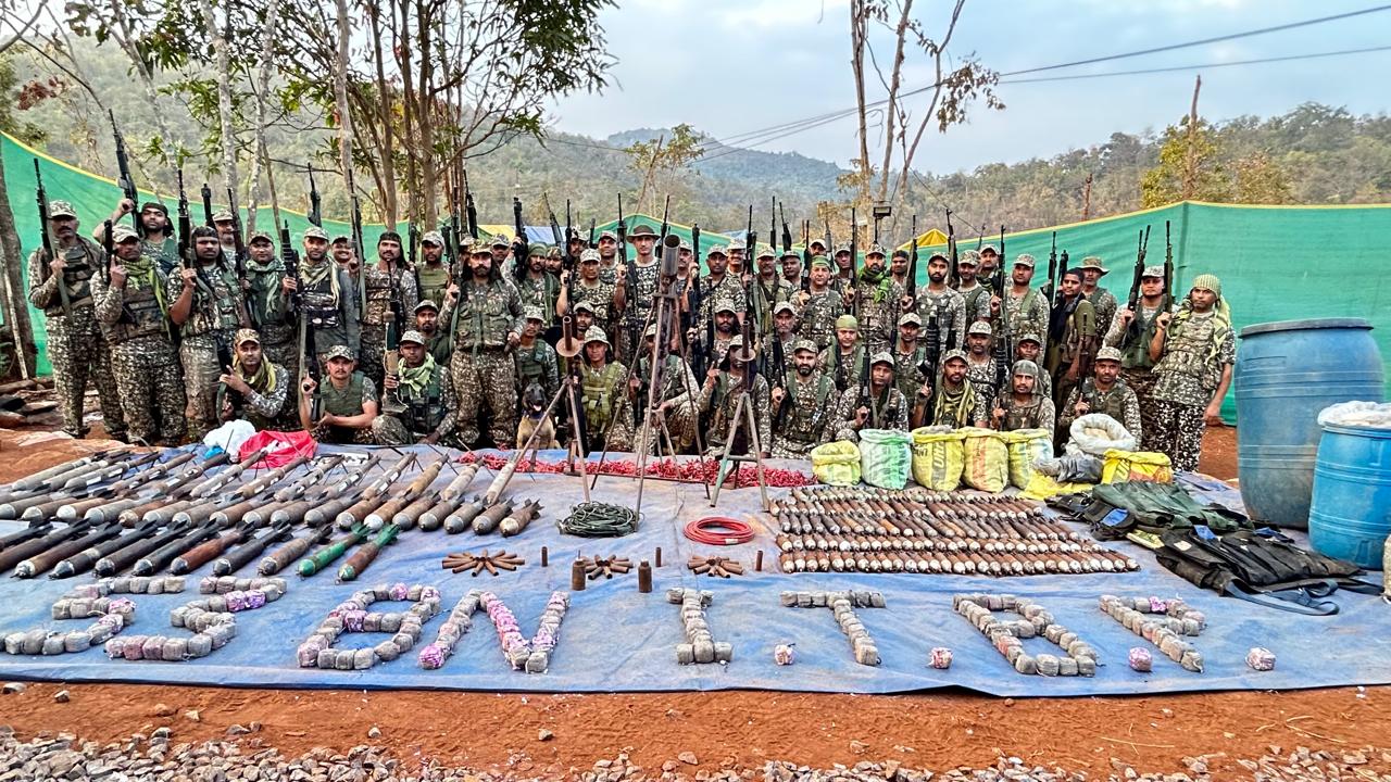 Maoist explosives dump