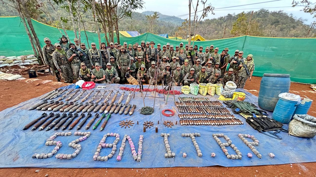 Maoist explosives dump