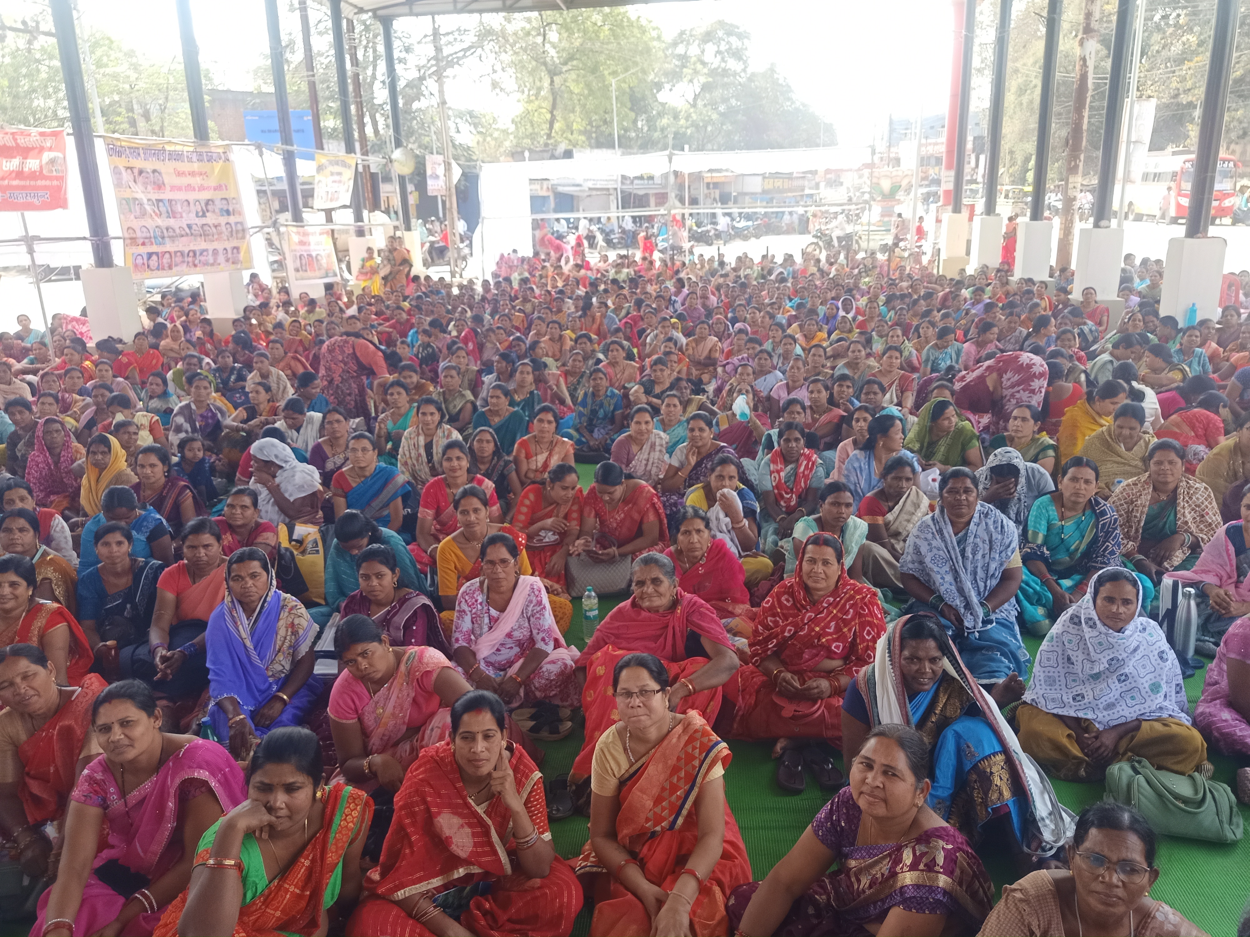 Mahasamund Anganwadi Strike