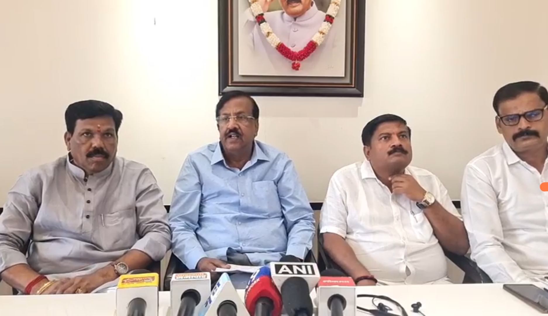 MLA Rohit Pawar at Baramati police station