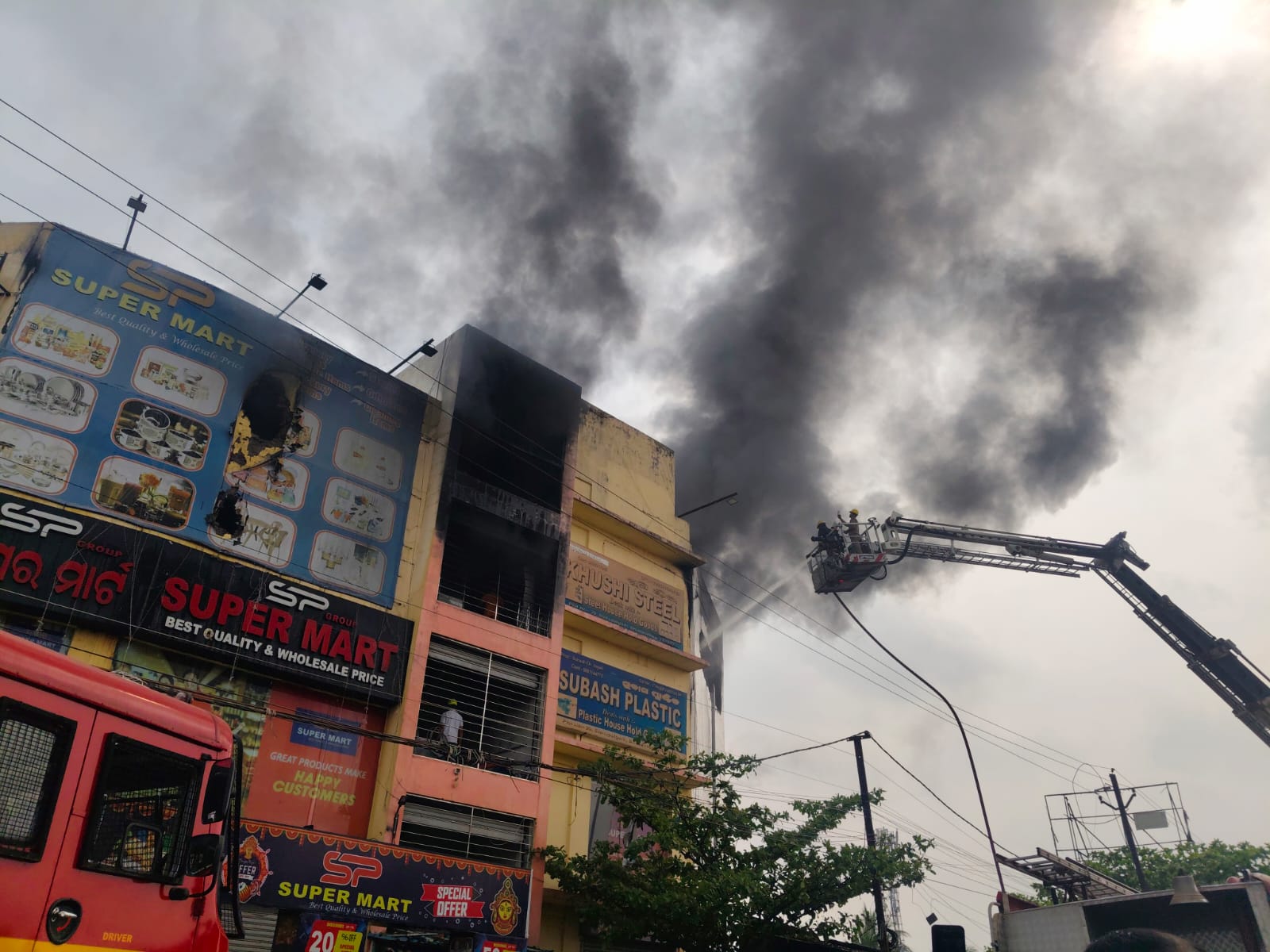 questions raised after major supermarket fire