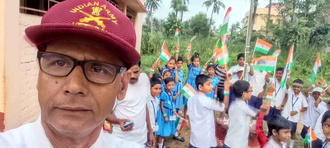 Puri Retired Army Veteran Tricolour Awareness Campaign National flag respect