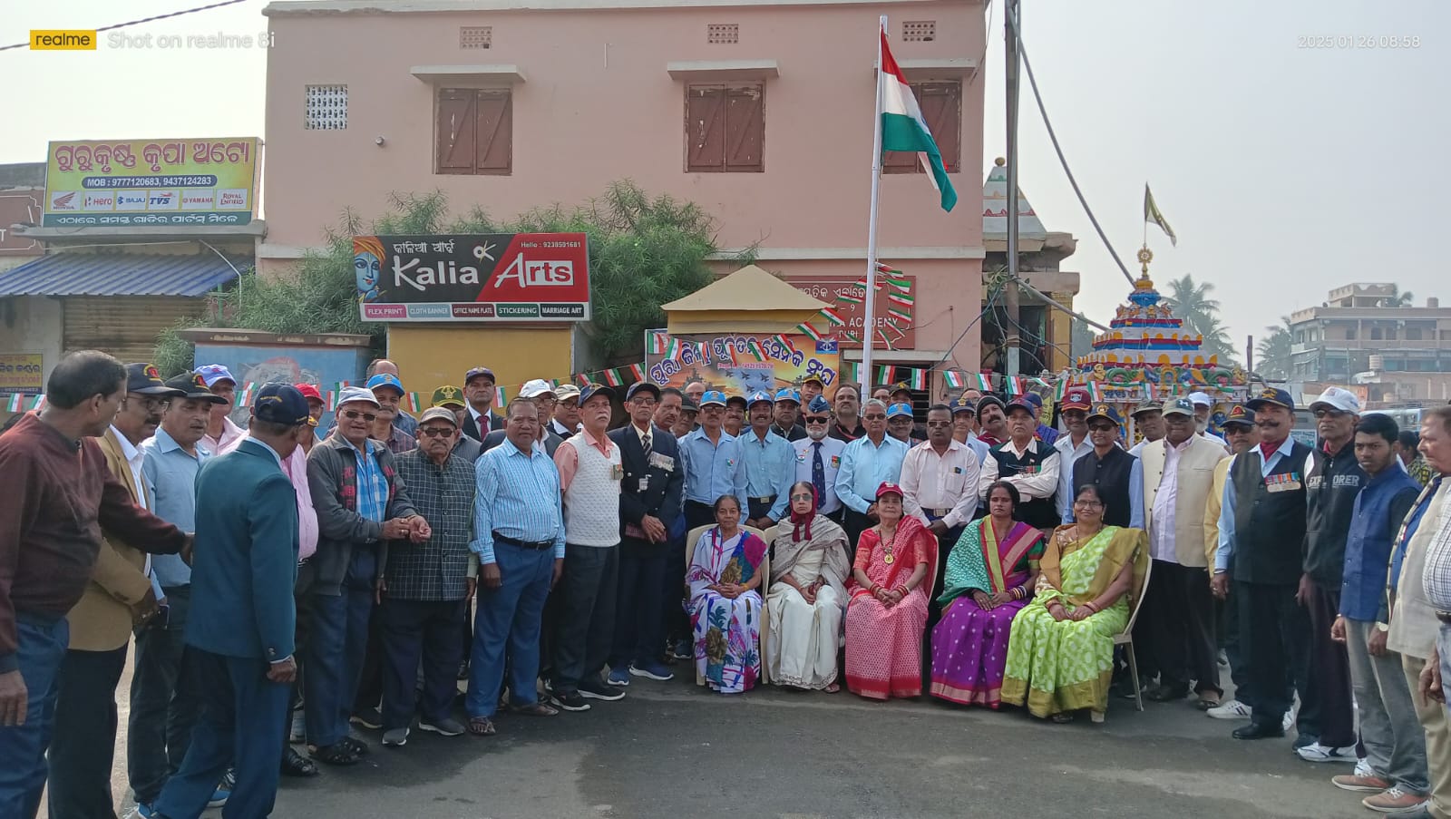 Puri Retired Army Veteran Tricolour Awareness Campaign National flag respect