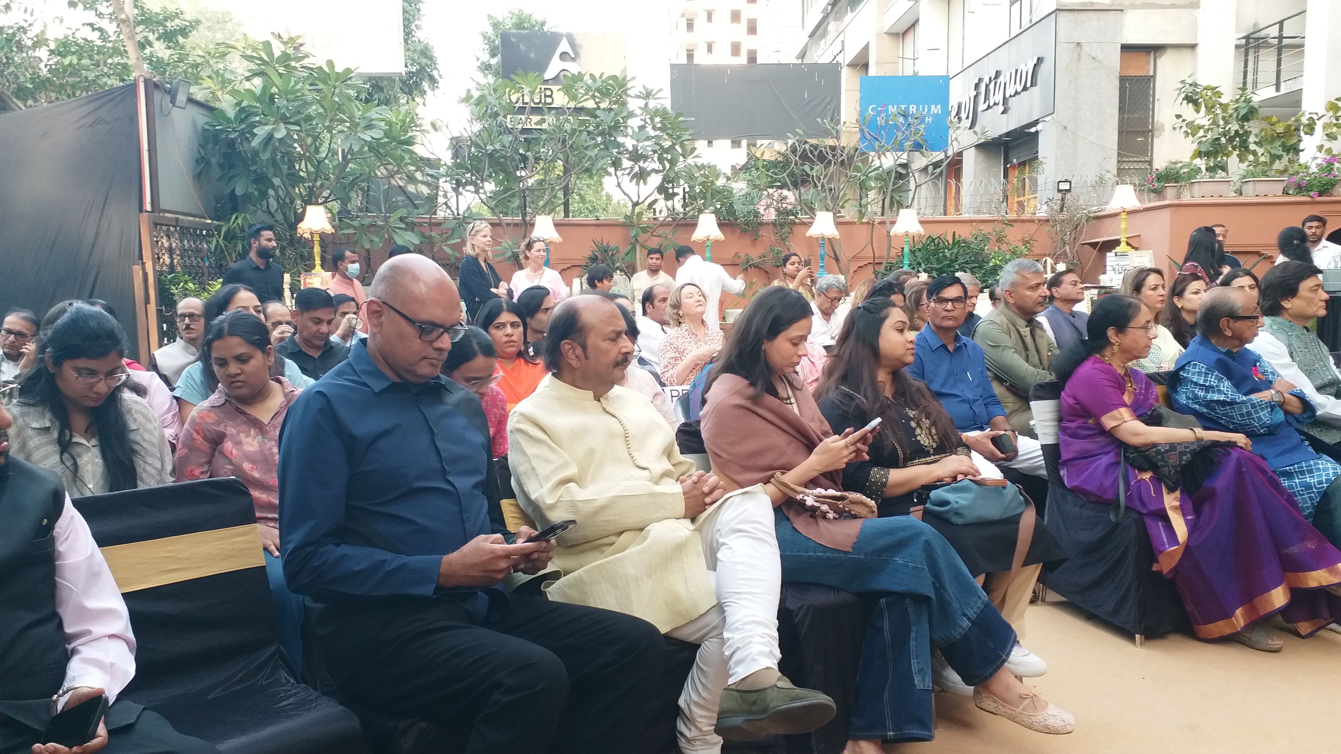 Guests present at the book launch ceremony