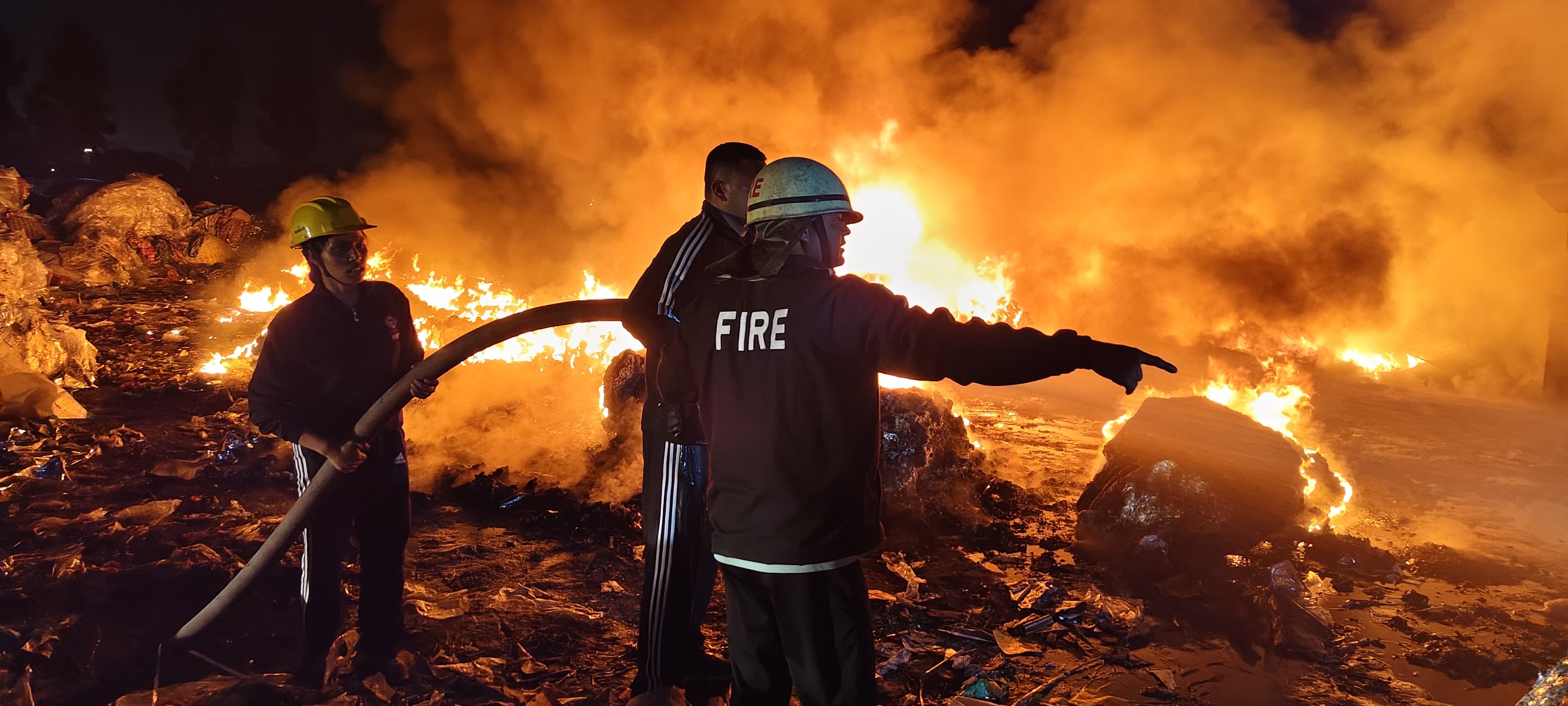 Rudrapur scrap warehouse fire