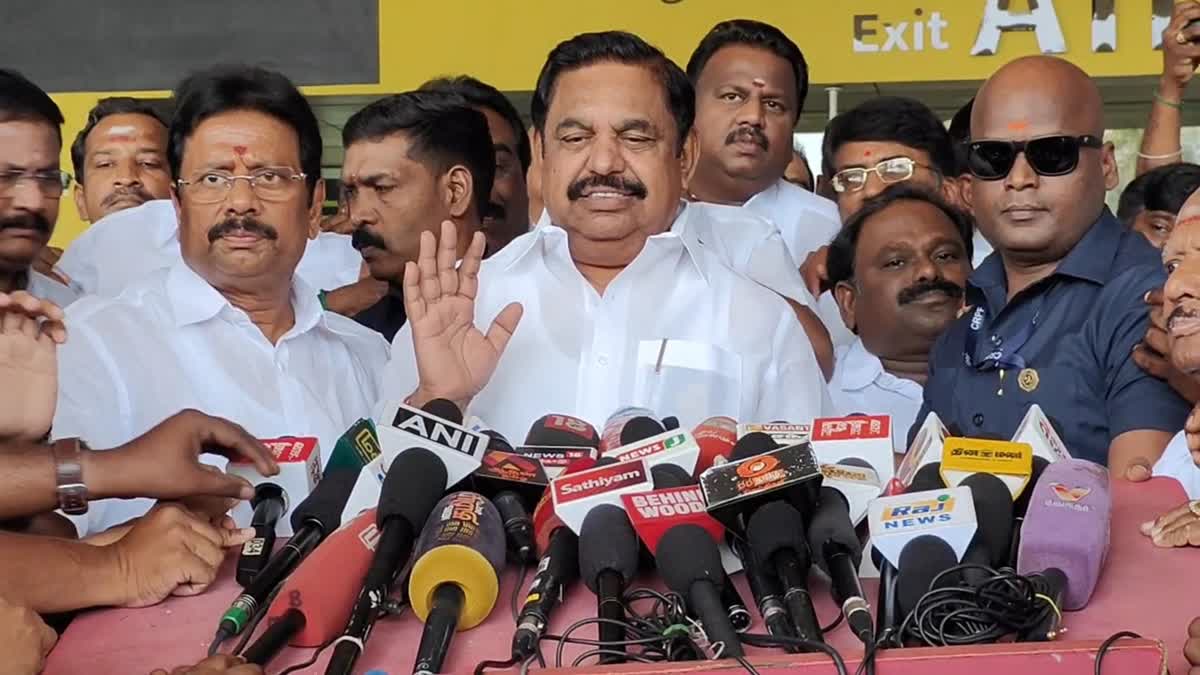 2026 தேர்தலில் திமுகவை வீழ்த்துவதே ஒரே இலக்கு"- டெல்லியில் இருந்து  திரும்பிய எடப்பாடி பழனிசாமி பேட்டி!