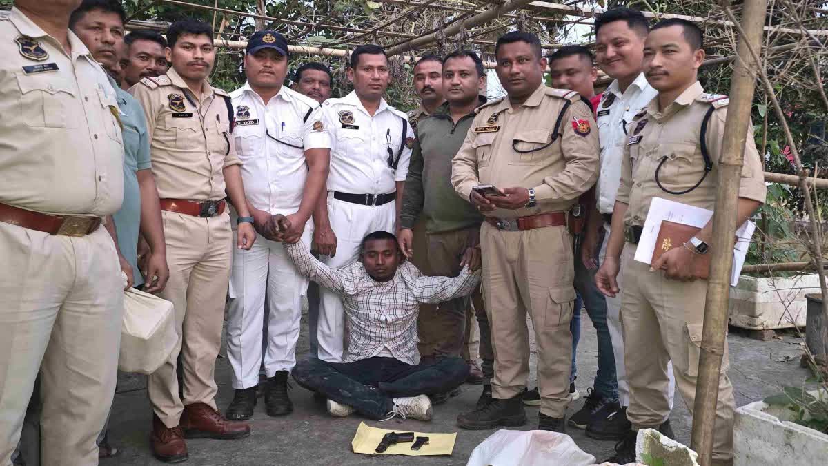 ONE PERSON DETAINED WITH A PISTOL