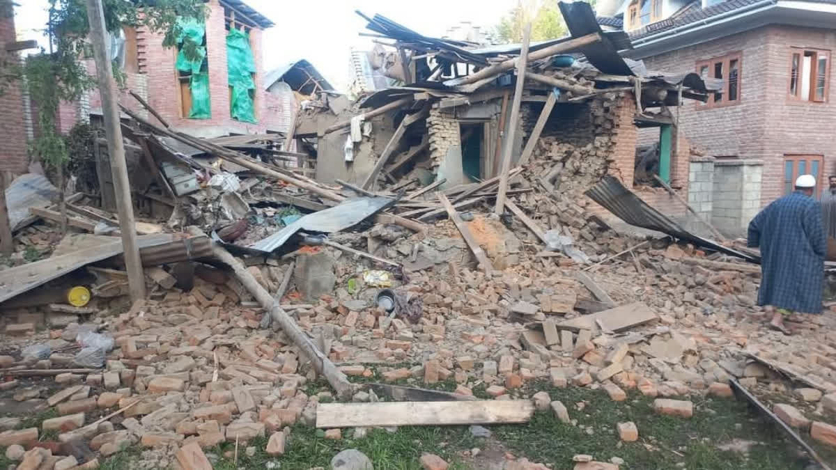 Militants houses Demolished in JK