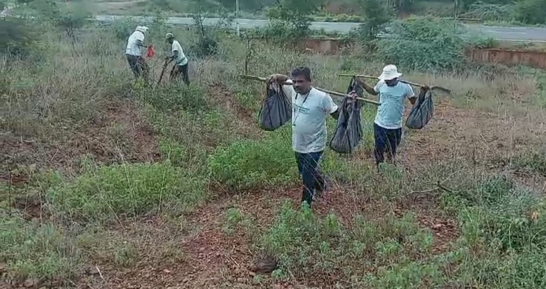 Not All Heroes Wear Capes, Some Like The Odisha Teacher Carry Seed Balls & Paint Barren Mountains Green