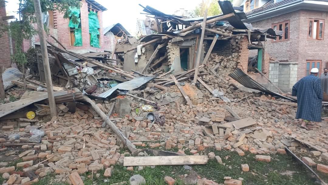 Militants houses Demolished in JK