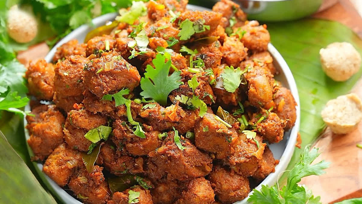 Meal Maker chukka masala curry