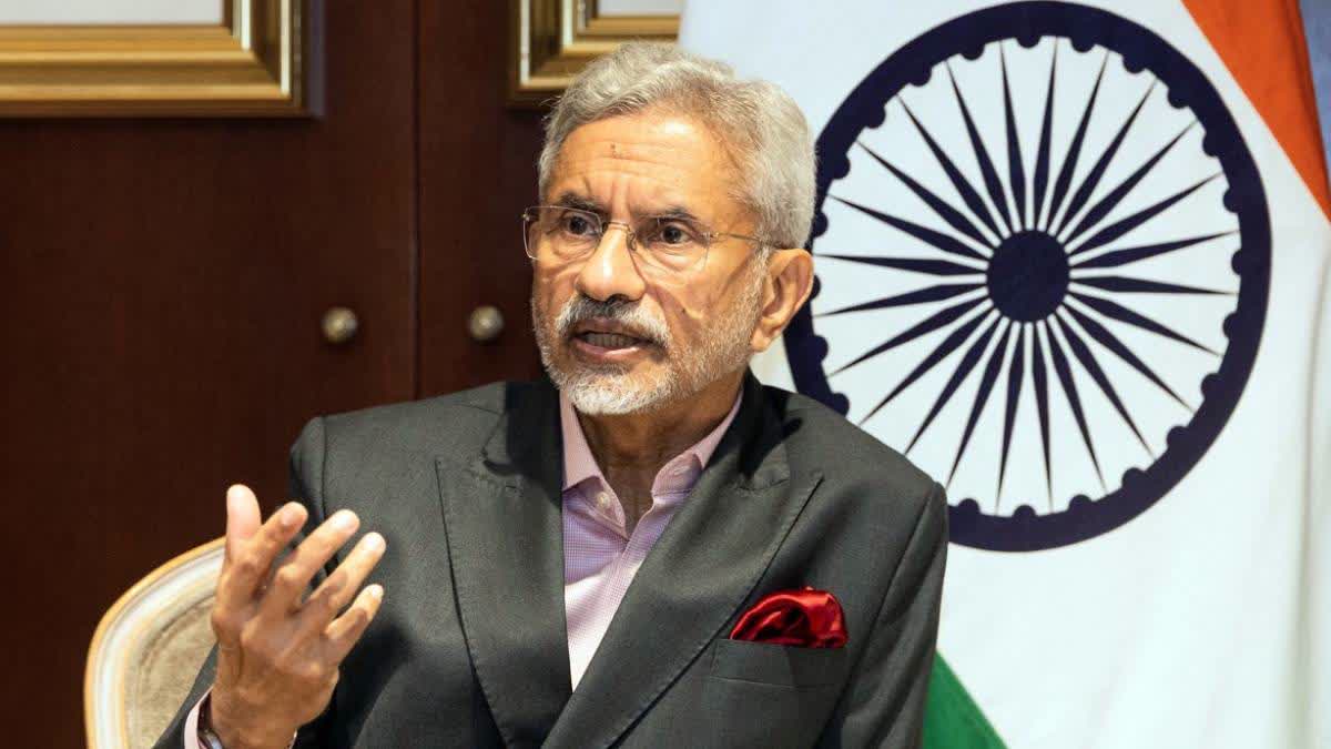 EAM Jaishankar speaking with Indian community in GermanyEtv Bharat